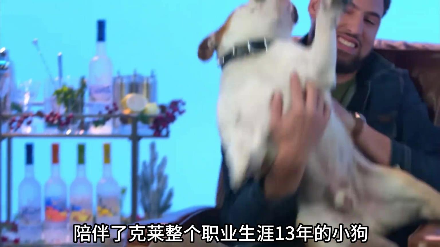 陪伴克萊13年的小狗去世了，不敢相信克萊得多么傷心
